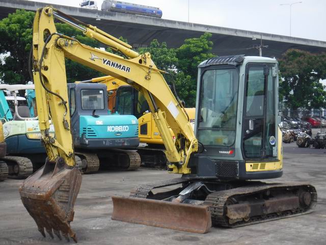 รถขุดตีนตะขาบขนาดเล็ก ยี่ห้อ Yanmar Vio55-5B | บริษัทเจเอสเอสอาร์ อ๊อกชั่น  จำกัด